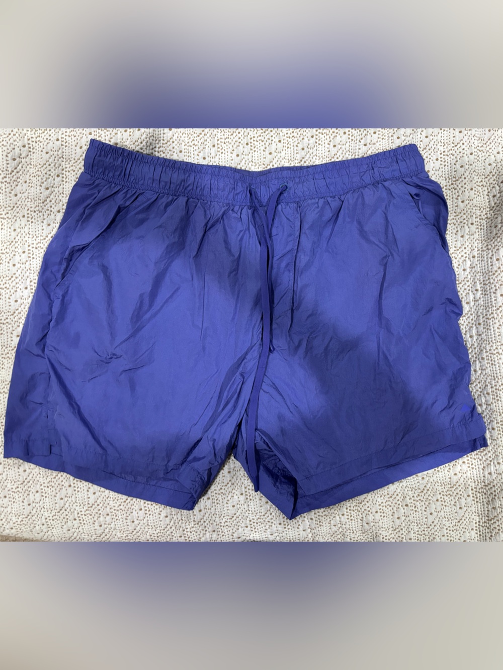 Men's Athletic Shorts — Blue Lightweight Performance